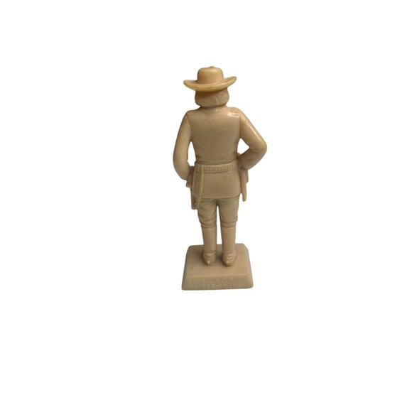 1950s Marx General Custer Square Based Statuette Figurine 2.75 Inch - Picture 3 of 6